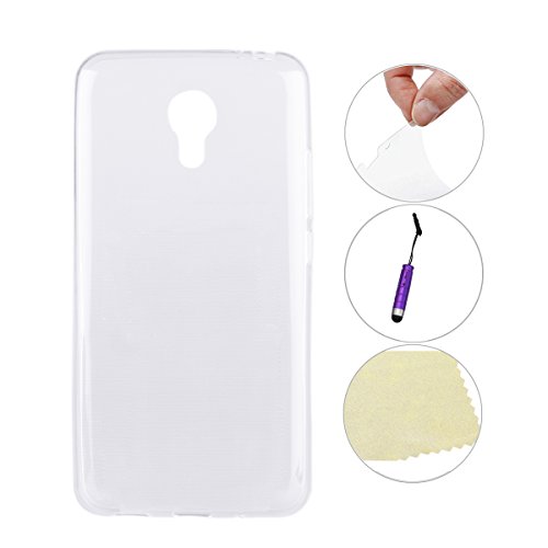 For Meizu M2 Note Case,Bestgoods For Meizu M2 Note Ultra-thin Super Light Clear Soft TPU Phone Back Case Cover Protective Skin (Transparent)