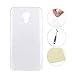 For Meizu M2 Note Case,Bestgoods® For Meizu M2 Note Ultra-thin Super Light Clear Soft TPU Phone Back Case Cover Protective Skin (Transparent)