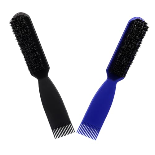 Ipetboom Beard Shaper Tool Set Line up Hair Beard Brush Barber Shop Brush Tools for Men Nylon Material