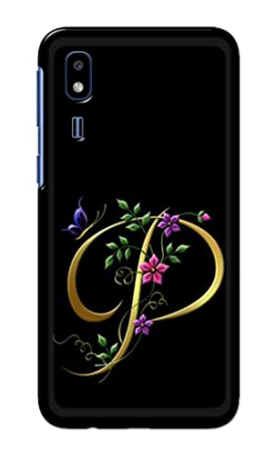 Image of Printed Hard Back Cover Case for Samsung Galaxy A2 Core Back Cover (Alphabet P) -1803