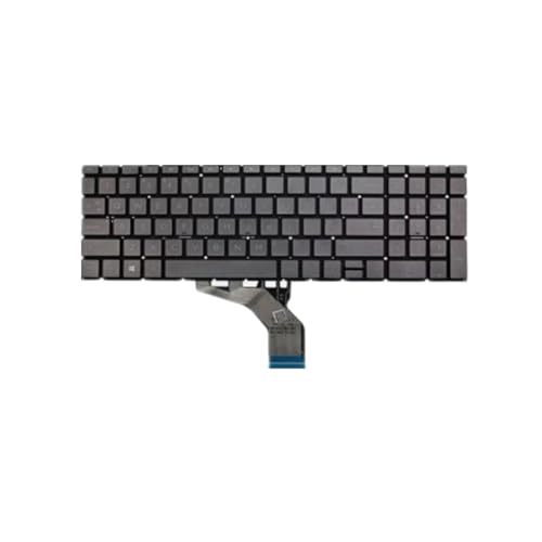 Teclado HP Envy x360 15z-bq100 en color negro con distribución de teclas UK English