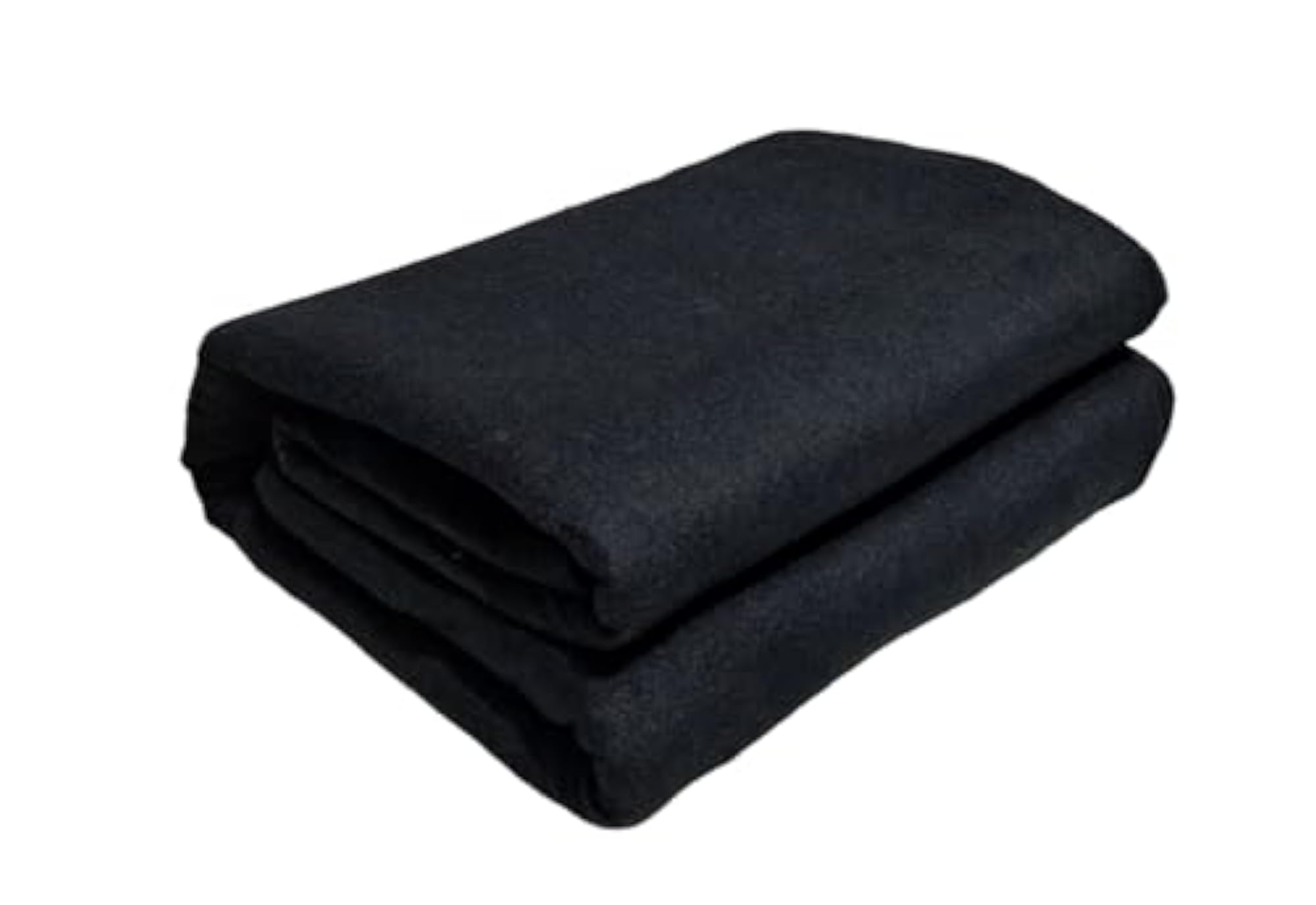 Plain Acrylic Wool Blankets, Black