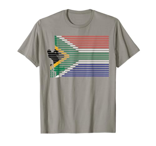 South African Cricket Proteas South Africa Flag Colors T-Shirt