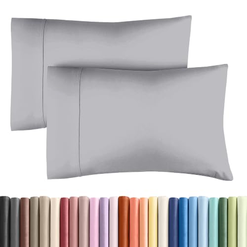 King Standard Pillow Cases - 2 Pack Pillowcases, 20" x 36" - Steel Blue