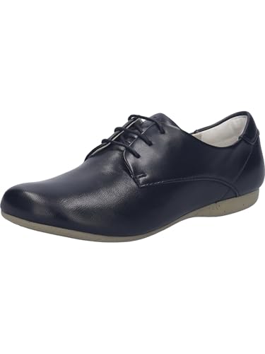 Josef Seibel Damen Sneaker Fiona.84, Frauen Schnürschuhe,Weite G (Normal),Schnuerer,straßenschuhe,Strassenschuhe,schwarz,43 EU