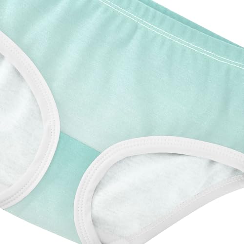 Joisal Cotton Girls Underwear Toddler Green Blue Mint Cream Gradient Girl Panties Cute Designer Briefs Girls Undies 2t4