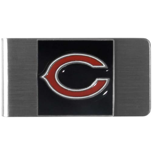 NFL Siskiyou Sports Mens Chicago Bears Steel Money Clip One Size Team Color