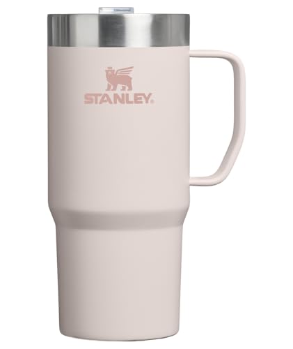 Image of STANLEY The Everyday Suburban Mug | 16 oz | Drink Through Lid | Cup for Coffee, Tea and Drinks | Insulated Stainless Steel Coffee Mug | BPA-Free | Rose Quartz