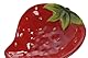 BANDEJA GRES 26X12,5X3,5 FRESAS ROJO