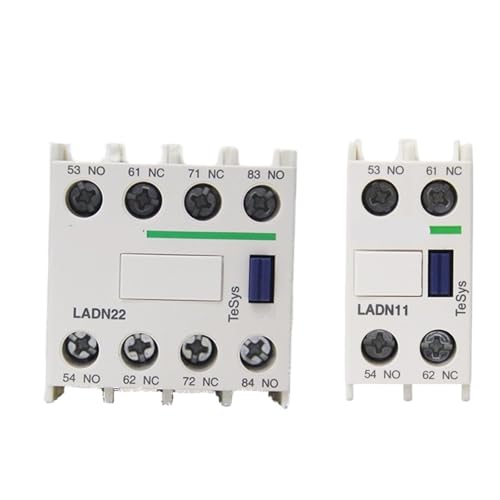 Contactor auxiliar de CA LC1D frontal de 4NC para solucionar fallos de señal