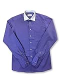 Eton Eton Made to Measure Shirt in Purple with Micro dot Design - 15.5