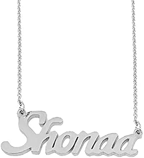 Pundriksh Silver Fancy & Stylish Trending Valentine's Day Special Metal Stainless Steel Shonaa Name Letter Locket Pendant ... Price In India