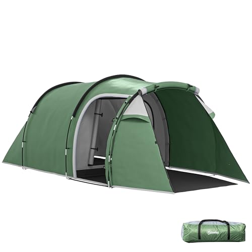 Outsunny Campingzelt für 2-3 Personen stabil wasserdicht...