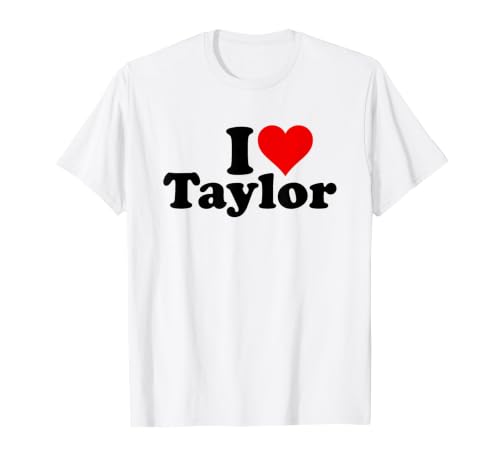 I Heart Taylor Fan Celebration T-Shirt T-Shirt, Men, White, XX-Large