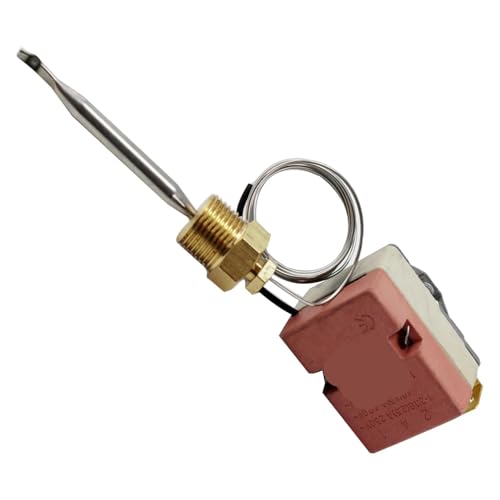 250V Termostato de Freidora Eléctrica con Piezas para Tuercas de Latón 3/8" Rango de Temperatura 50~200 Celsius Accesorios para Cocina de Gas miniatura 4