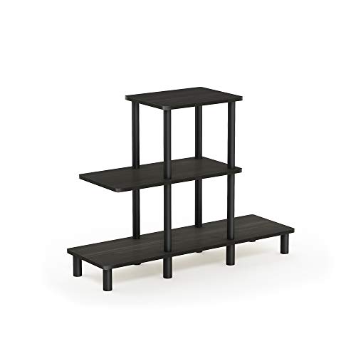 FURINNO Turn-N-Tube 3-Tier Design Display Rack, Espresso/Black - image 4