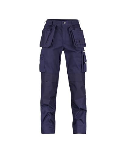 DASSY® Oxford - Pantalón multibolsillo con bolsillos para rodillas (talla 56), color azul marino
