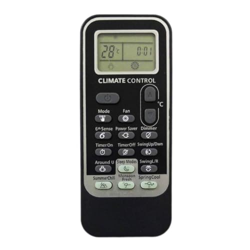 Image of Upix AC Remote No. 192 (No Backlight), Compatible /Replacement for Whirlpool AC Remote Control (Exactly Same Remote Will Only Work)