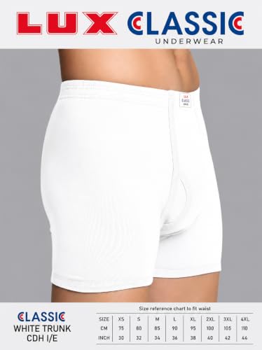 Image of Lux Classic Men's Inner Elastic Trunks - Pack of 2 | Premium 100% Cotton | Ultimate Comfort Breathable, Soft & Durable | Everyday Essential Lux Underwear