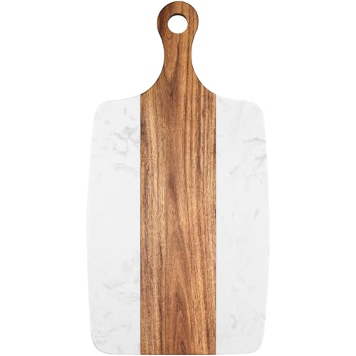 Tabla de cortar de mármol rectangular con mango miniatura 1