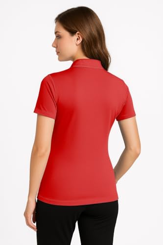 Image of Opna Women's Dry-Fit Golf Polo Shirts 3-Button Golf Polo's in 20 Colors XS-3XL Shirt