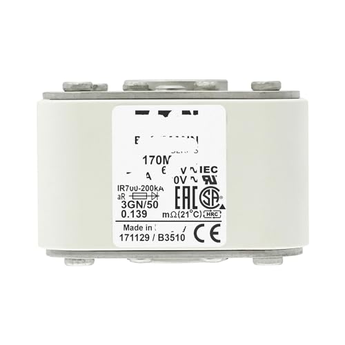 Fusible 170M6508 standard européen de type cube à extrémité plate pour armoire électrique