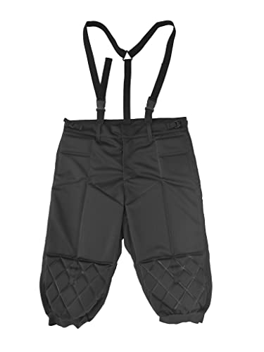 LEONARK Black 350N Hema Sparring Locust Pants Overlays for Hema Longsword Rapier Sabre Armoury (350N, S)