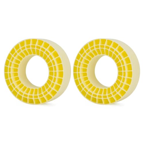 RC Crawlers Toys For SCX10 For Capra 1/10 Foam Inserts High Density Silicone Rubber Waterproof RC Crawler Car Upgrade Accessories(Yellow,2pcs)