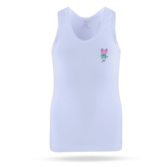 Image of Prince Boys' Colors & Print May Vary Cotton Vest|Pack of 5