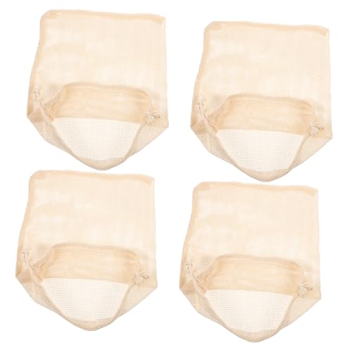 MUCKLILY 4pcs Reusable Seafood Boil Bags Steaming Bags for Optimal Cooking of Crab Shrimp and Clams Thread Material Design for Easy Boiling