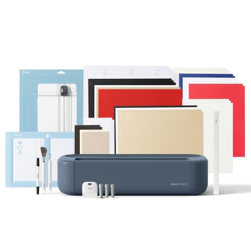 Cricut Maker™ 5 Essential Bundle + digitale Inhalte, intelligente Schneidemaschine. Enthält Material für 65 Projekte + zusätzliche digitale Bonusinhalte.