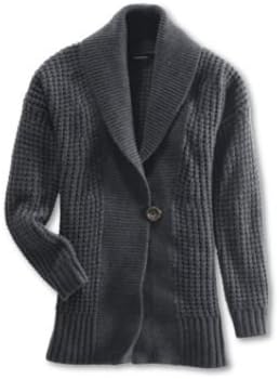 argyle pattern cardigan