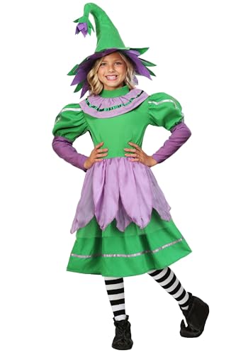 Disfraz Infantil de Niña Munchkin con Delantal y Sombrero