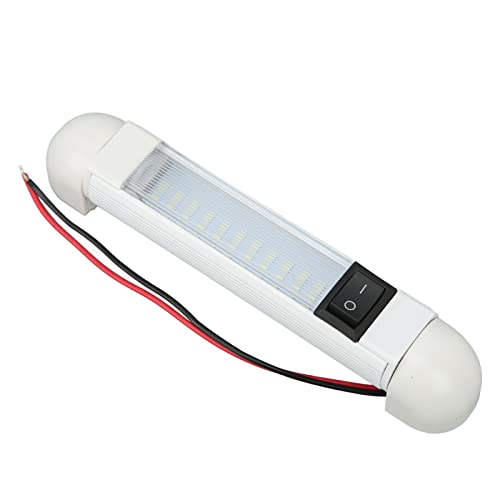 Tbest Yacht Dome Light 12VDC IP65 White 1W Bedside Mirror RV Reading Cabin Lamp for Boats RVs Caravans and Yachts