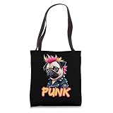Punk Pug Iconic Punker Look Tote Bag