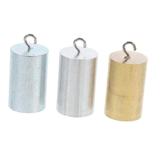 Cilindros de densidad de aluminio y cobre para laboratorios escolares y clases de física