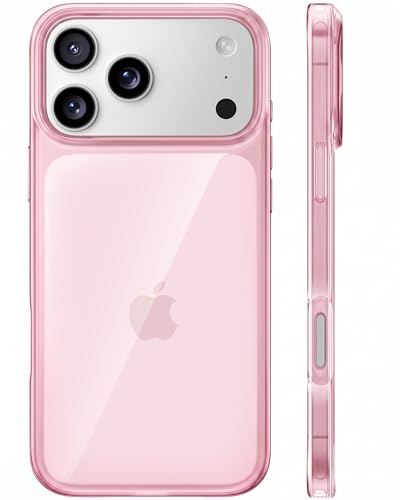 Image of TORRAS for iPhone 17 Pro Case Crystal Pink, Ultra-Thin