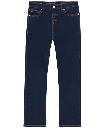 Tommy Hilfiger Girls' Mid Rise Skinny Fit Stretch Denim Jean, Zipper Fly & Button Closure