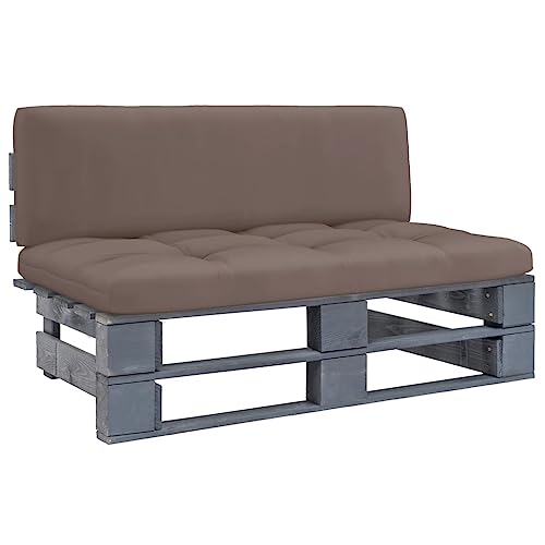 LIANGDONFC Sofa Exterior、sofaOtomana de jardín de palets Madera de pino impregnada grisÈ il luogo perfetto per divertirsi con la famiglia e gli amici!