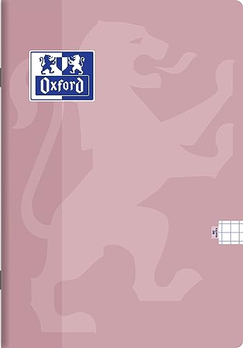 Oxford Touch Pastel Notizbuch A5, 60 Blätter, kariert, 5 Stück-Packung Farbenmix