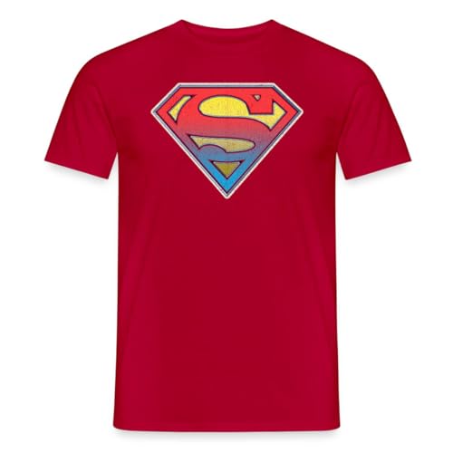 Image of DC Comics Originals Superman Logo Men's T-Shirt Red