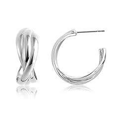 White Rhodium Plated