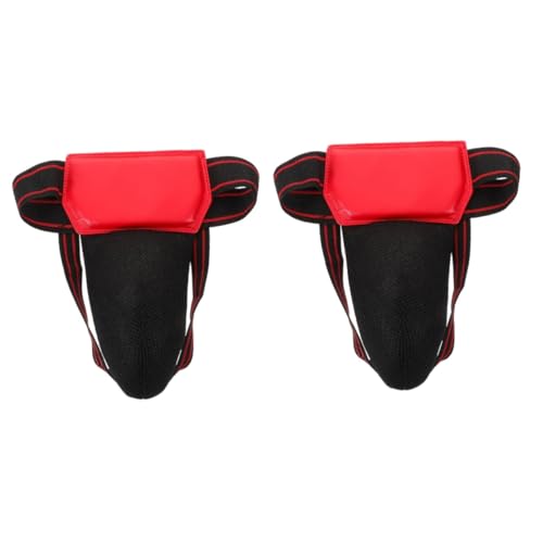Mipcase 2pcs Reusable Boys and Girls Groin Protector Professional Crotch Guard Breathable Support for Boxing