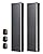 EDISHINE 2 Pack Modern LED Outdoor Wall Lights Dimmable, 3CCT (3000K 4000K 5000K), 15.7'' Black Exterior Light Fixtures, Weatherproof Exterior Wall Sconce for Entrance, Hallway, Garage