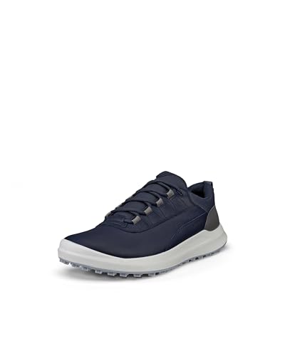 ECCO Men's Core Sport Waterproof Golf Shoe, Navy/Steel...