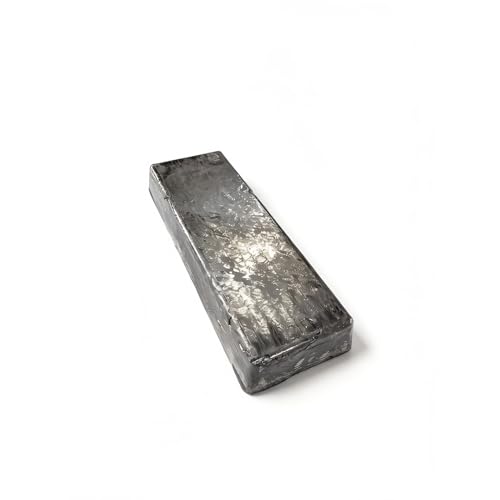 2.2 LB High Purity Lead Ingots 99.9% Pure Lead Bars for Fishing Sinkers Bullet Casting Counterweights Radiation Shielding and DIY Metal Casting Projects