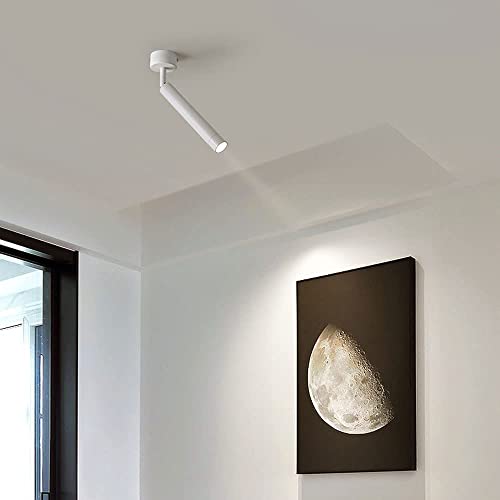 Spot de plafond à projecteur led à angle ajustable pour éclairage intérieur de salon - 5