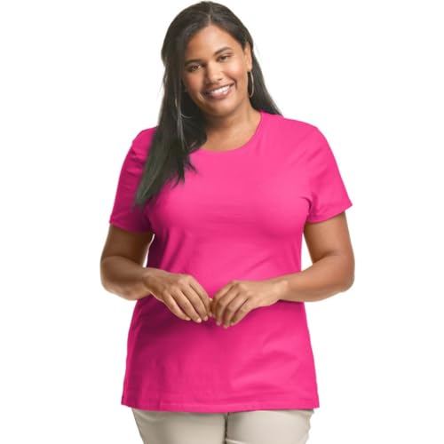 Image of Hanes Women's T-Shirt - Just My Size Cotton Tee - Plus Size Tee