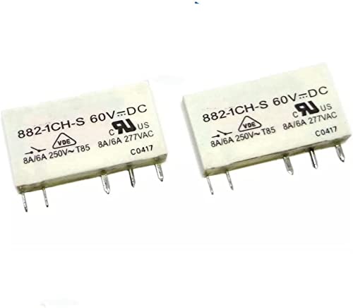 Relais 882-1CH-S 60VDC 5PIN pour remplacer vos contacteurs défectueux 6A 1CO