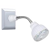 LED Sensor Light, Sensor Lamp 3W 110V Flexible LED Motion Sensor Lamp Automatic Light Bulb Cool White US Plug